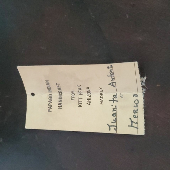 Hand coiled Rare 1970's Papago Native Indian  Wedding Vase vintage - Picture 8 of 8